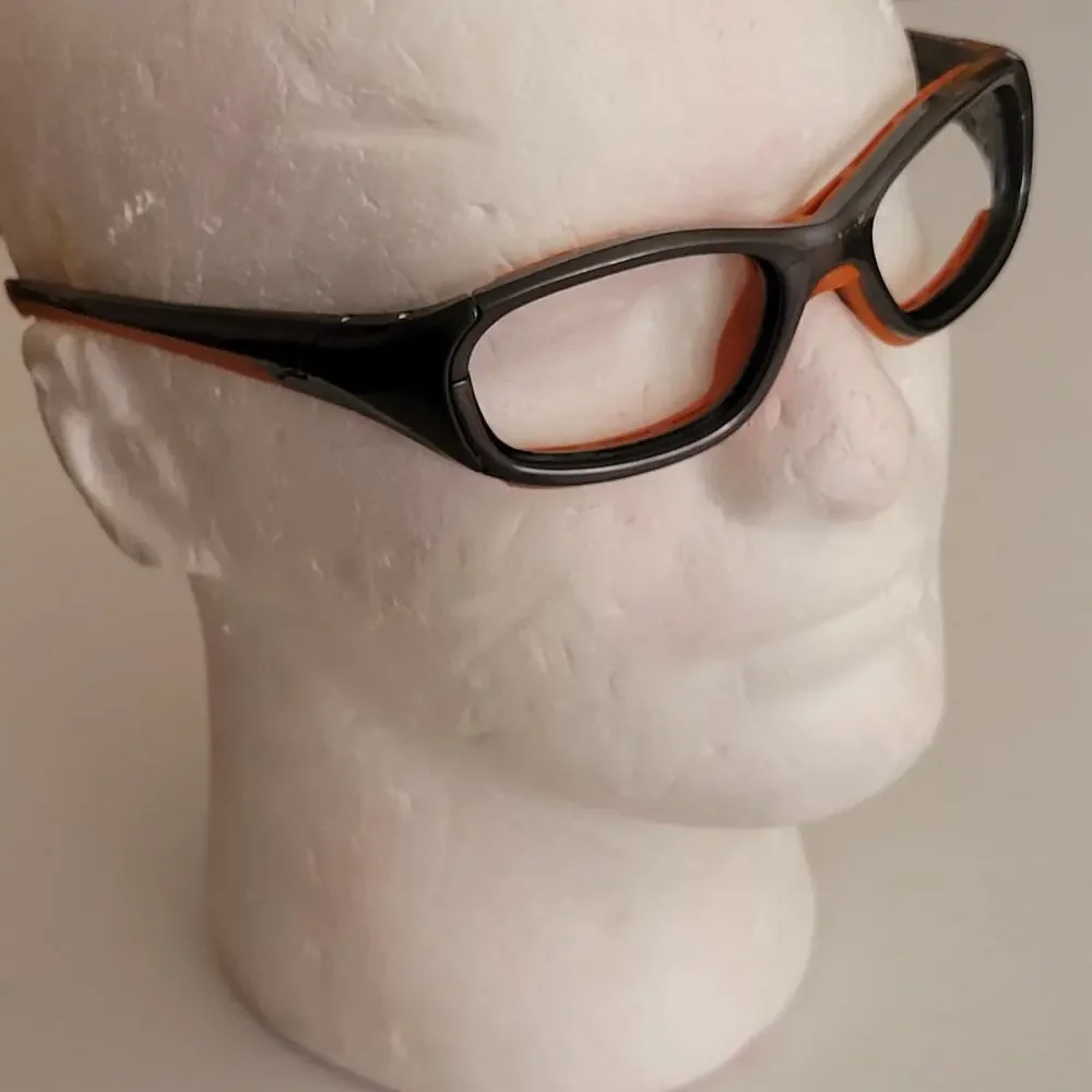 F8 Slam  Liberty Sport Orange Black Protective Glasses 52x17x135 Frame Only